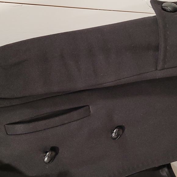 Aritzia T babaton Howell Wool black coat - Picture 7 of 12